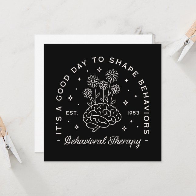 Verhaltenstherapeut zitiert (Vorderseite/Rückseite Beispiel)