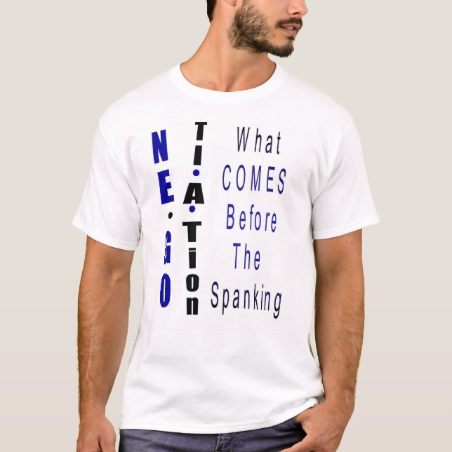 "Verhandlung - was kommt vor dem außerordentlichen T-Shirt (Vorderseite)