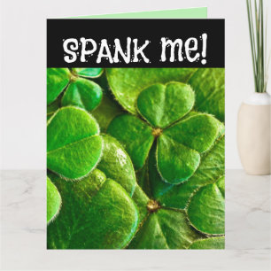 VERHAUE MICH! ICH BIN IRE! ST.PATRICK'S DAY LUSTIG KARTE