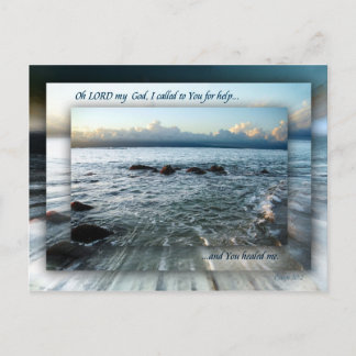 Verheilt... Gebet Postkarte