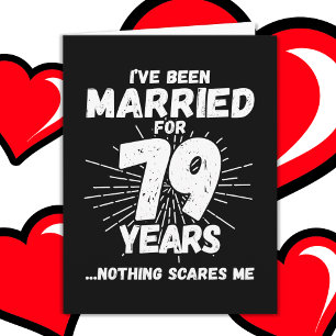 Verheiratet 79 Jahre Funny 79. Wedding Jubiläum Karte
