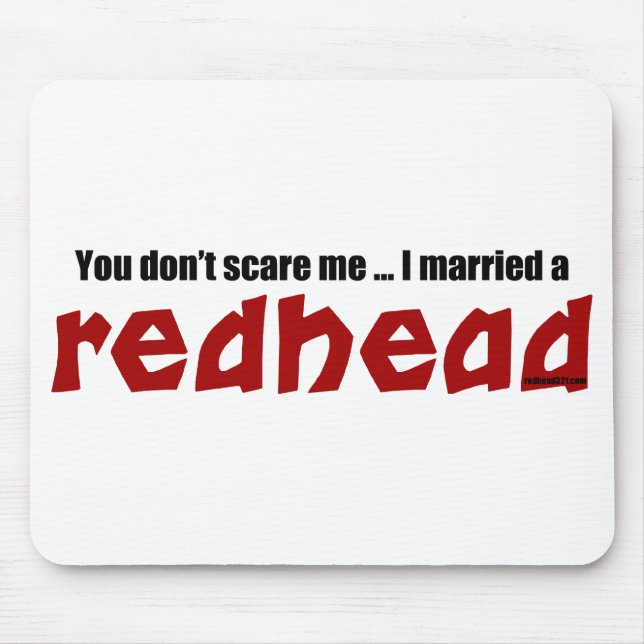 Verheiratet ein Redhead Mousepad (Vorne)