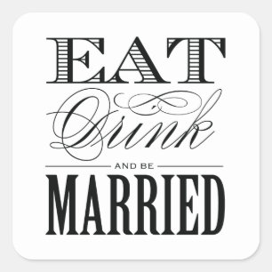 & VERHEIRATET FAVOR STICKERS