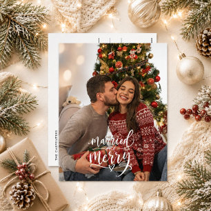 Verheiratet & Fröhlich Erstes Weihnachten als Neuv