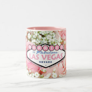 VERHEIRATET in der fabelhaften Ton-Tasse Las Vegas Zweifarbige Tasse