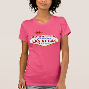 Verheiratet in Fabulous Las Vegas, Nevada Neon Sch T-Shirt