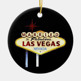 VERHEIRATET in Las Vegas Keepake Ornament