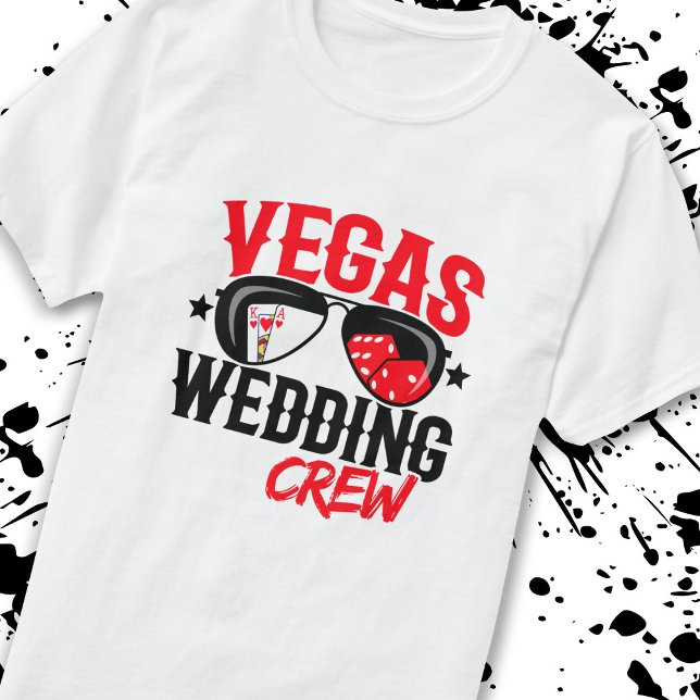 Verheiratet in Las Vegas - Vegas Wedding Party T-Shirt (Von Creator hochgeladen)
