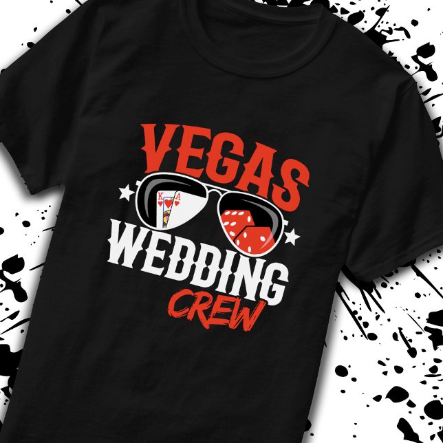Verheiratet in Las Vegas - Vegas Wedding Party T-Shirt (Von Creator hochgeladen)