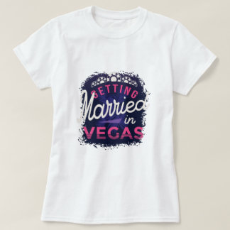 Verheiratet in Vegas Bride T-Shirt
