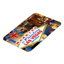 Verheiratet in Vegas Refridgerator Magnet
