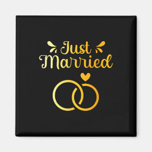 Verheiratet nur Hochzeitsheirat Braut Ehemann Magnet