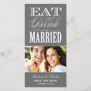 & VERHEIRATET SAVE THE DATE ANKÜNDIGUNG