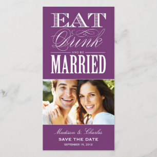& VERHEIRATET SAVE THE DATE ANKÜNDIGUNG