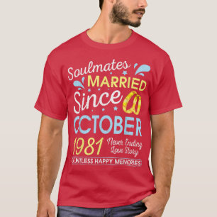 Verheiratet seit Oktober 1981, mit einer Dauer von T-Shirt
