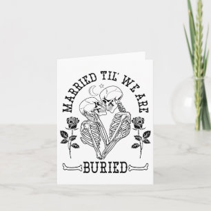 Verheiratet Til' Wir sind begraben Bride Groom Hal Karte