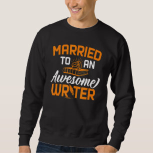 Verheiratet zu Phantastischen Schriftsteller Schri Sweatshirt