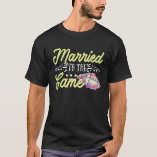 Verheiratet zum Spielspaziergänger-Joke für Americ T-Shirt