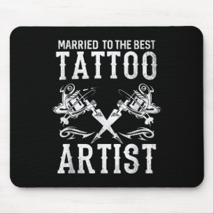 Verheiratet zur besten Ehefrau oder Musikkapelle d Mousepad