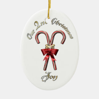 Verheiratete 2. Weihnachtsverzierung Keramikornament