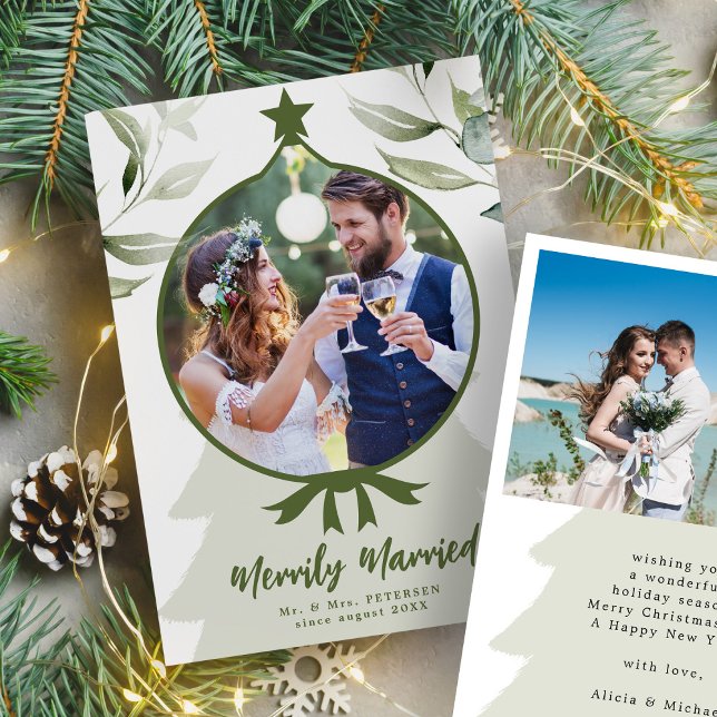 Verheiratete, frisch vermählte Fotos Weihnachten (Von Creator hochgeladen)