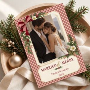Verheiratete & Frohe Weihnachten Foto