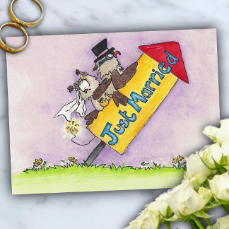 VERHEIRATETE Postkarte von Nicole Janes