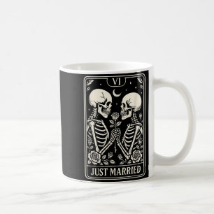 Verheiratete Skelett-Paare Gothic-Hochzeit Braut Kaffeetasse