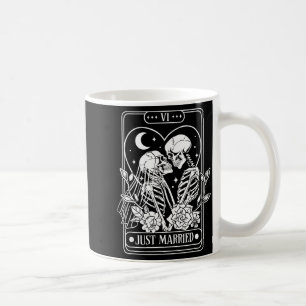 Verheiratete Skelett-Paare Tarotkarte Herr Frau Go Kaffeetasse