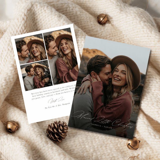 Verheiratete Weihnachten | Elegante FotoCollage (Von Creator hochgeladen)