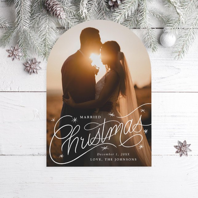 Verheiratete Weihnachtsfotokarte Einladung (Von Creator hochgeladen)
