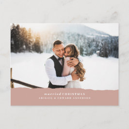 Verheiratete Weihnachtszeitschrift Postkarte
