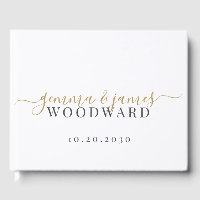 Verheirateter Name für Gold Script-Schwarz