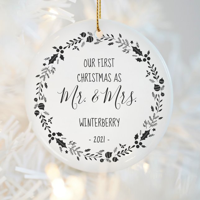 Verheiratetes Foto Keramik Ornament (Von Creator hochgeladen)