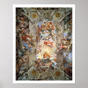 Verherrlichung der Herrschaft Papstes Urban VIII Poster