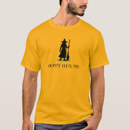 Verhex mich nicht Hexe Gadsden-Flaggen-Parodie T-Shirt