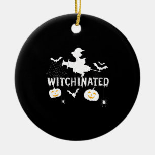 Verhext Halloween 2021 Kostüm Lustige Hexe Keramik Ornament