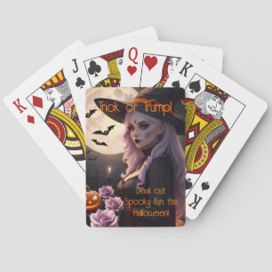 Verhexte Halloween-Party-Spielnacht Spielkarten