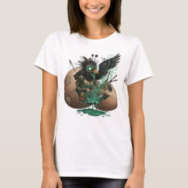 Verhexter Rabe in Eierschale T-Shirt