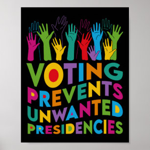 Verhindert unerwünschte Präsidentschaften Harris W Poster
