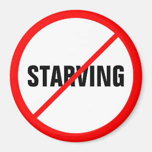 Verhungern verboten! magnet