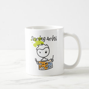Verhungernde Künstler-Tasse Kaffeetasse