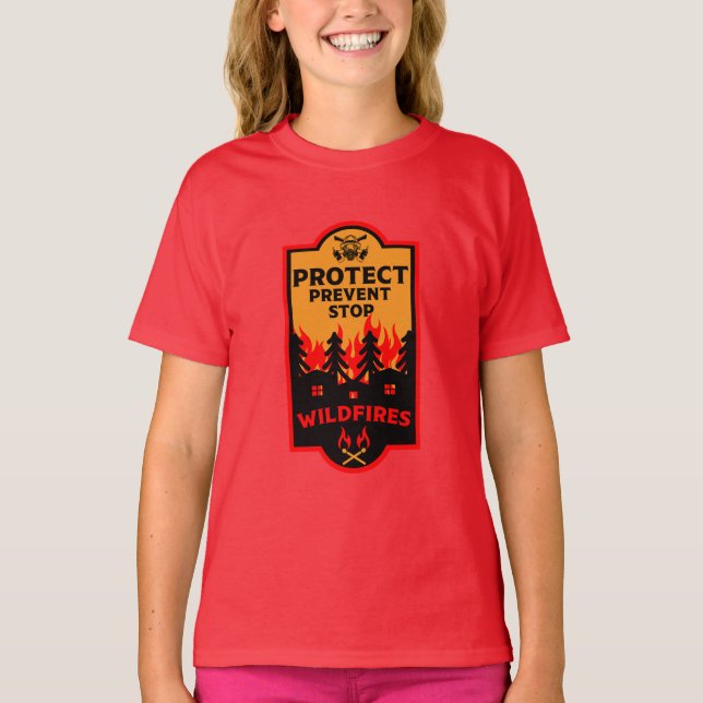 Verhütung von Waldbränden T-Shirt (Vorderseite)