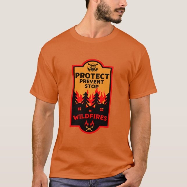 Verhütung von Waldbränden T-Shirt (Vorderseite)