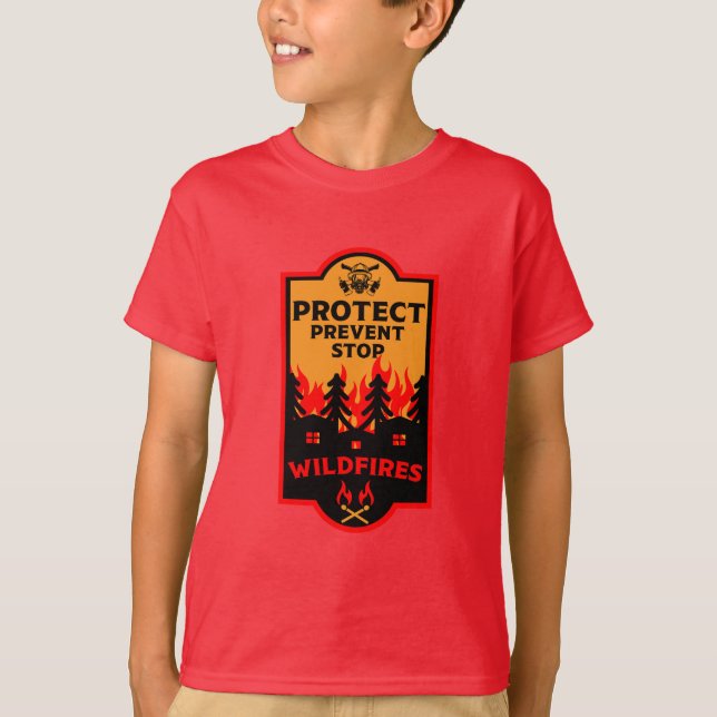 Verhütung von Waldbränden T-Shirt (Vorderseite)