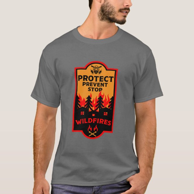 Verhütung von Waldbränden T-Shirt (Vorderseite)