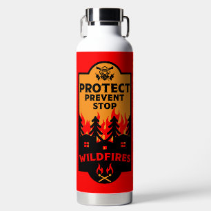 Verhütung von Waldbränden Trinkflasche