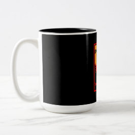 Verhütung von Waldbränden Zweifarbige Tasse