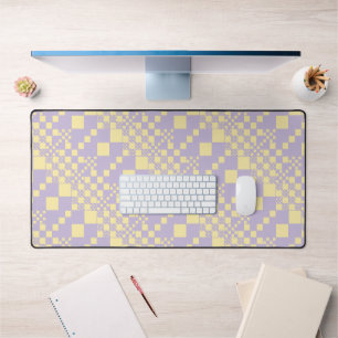 Vérifié, Chèques - Pastel Jaune et Violet