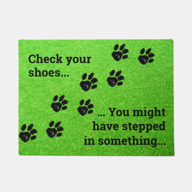 Vérifier le tapis de chaussures (Devant)